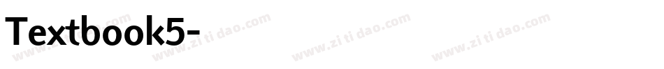 Textbook5字体转换