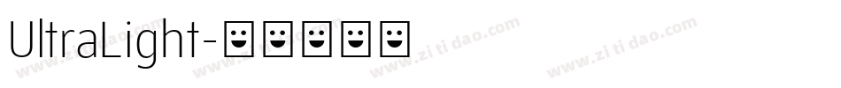 UltraLight字体转换 UltraLight字体转换