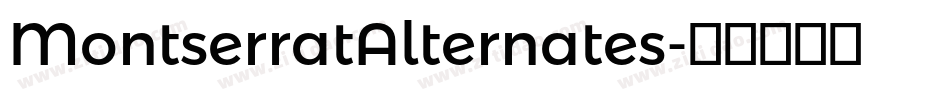 MontserratAlternates字体转换 MontserratAlternates字体转换