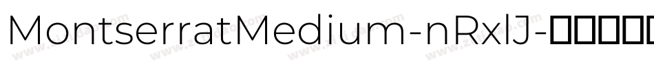 MontserratMedium-nRxlJ字体转换