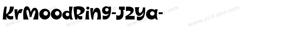 KrMoodRing-J2ya字体转换