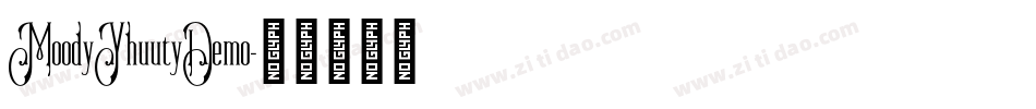 MoodyYhuutyDemo字体转换