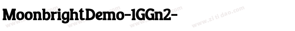 MoonbrightDemo-1GGn2字体转换
