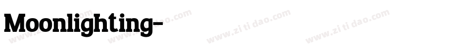 Moonlighting字体转换
