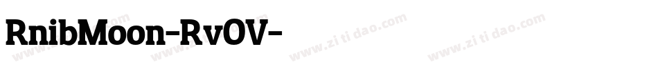 RnibMoon-RvOV字体转换