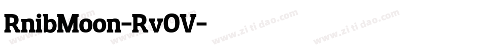 RnibMoon-RvOV字体转换