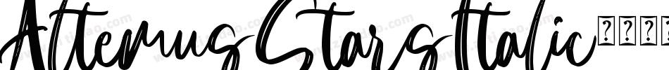AltemusStarsItalic字体转换
