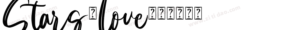 Stars-Love字体转换