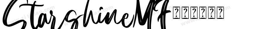 StarshineMF字体转换