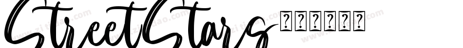 StreetStars字体转换