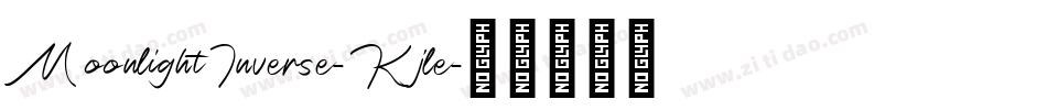MoonlightInverse-Kjle字体转换