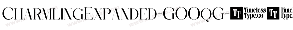 CharmlingExpanded-GOOqG字体转换