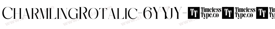 CharmlingRotalic-6YYjY字体转换