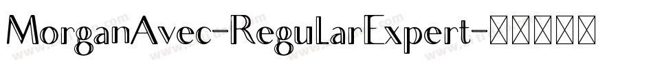 MorganAvec-RegularExpert字体转换