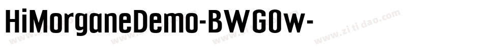 HiMorganeDemo-BWG0w字体转换