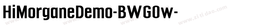 HiMorganeDemo-BWG0w字体转换