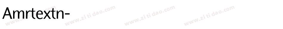 Amrtextn字体转换