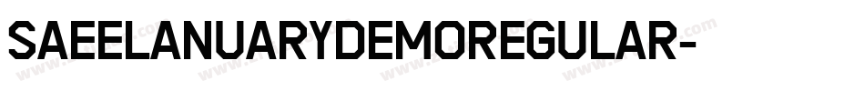 SaeelaNuaryDemoRegular字体转换