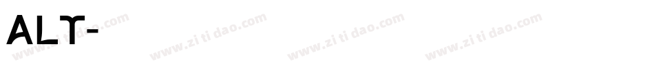ALT字体转换