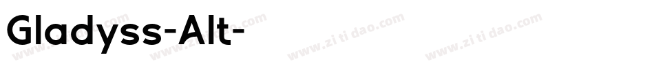 Gladyss-Alt字体转换