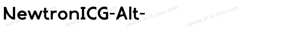 NewtronICG-Alt字体转换