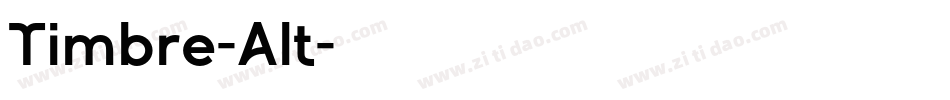 Timbre-Alt字体转换