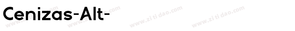Cenizas-Alt字体转换