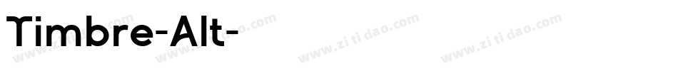 Timbre-Alt字体转换