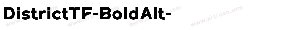 DistrictTF-BoldAlt字体转换 DistrictTF-BoldAlt字体转换