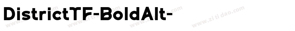 DistrictTF-BoldAlt字体转换 DistrictTF-BoldAlt字体转换