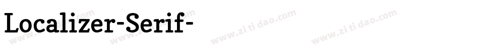 Localizer-Serif字体转换