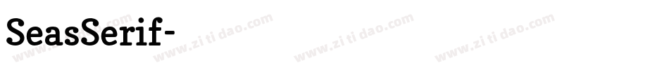 SeasSerif字体转换