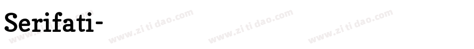 Serifati字体转换