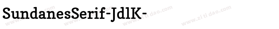 SundanesSerif-JdlK字体转换