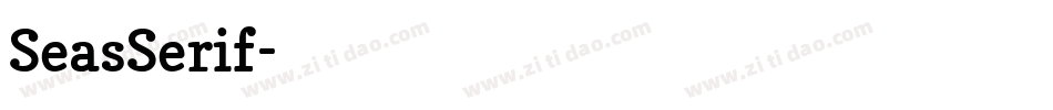 SeasSerif字体转换