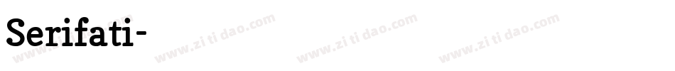 Serifati字体转换