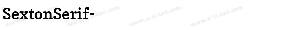 SextonSerif字体转换