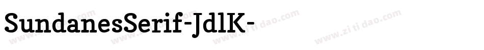 SundanesSerif-JdlK字体转换
