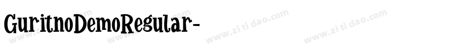 GuritnoDemoRegular字体转换
