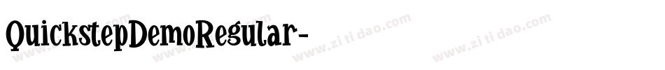 QuickstepDemoRegular字体转换 QuickstepDemoRegular字体转换