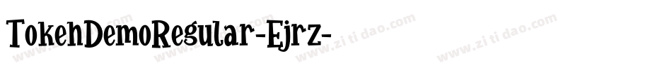 TokehDemoRegular-Ejrz字体转换