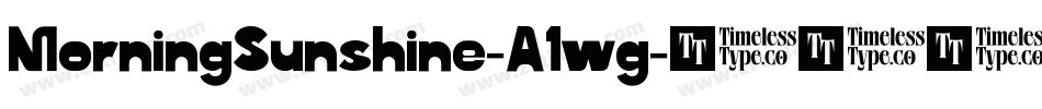 MorningSunshine-A1wg字体转换