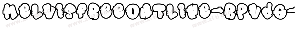 MelvisfreeOutline-RpvD6字体转换
