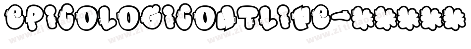 EpicologicOutline字体转换 EpicologicOutline字体转换