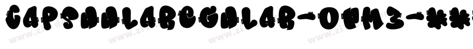 Capsuularegular-Onm3字体转换