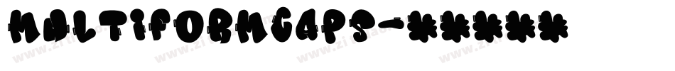 MultiformCaps字体转换 MultiformCaps字体转换
