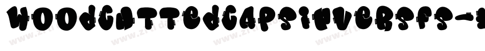 WoodcuttedCapsInversFS字体转换