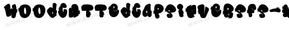 WoodcuttedCapsInversFS字体转换