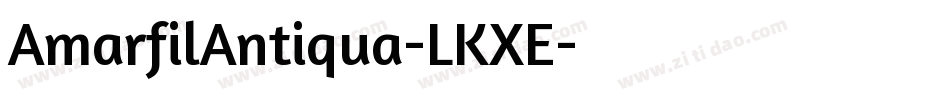 AmarfilAntiqua-LKXE字体转换