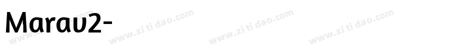 Marav2字体转换